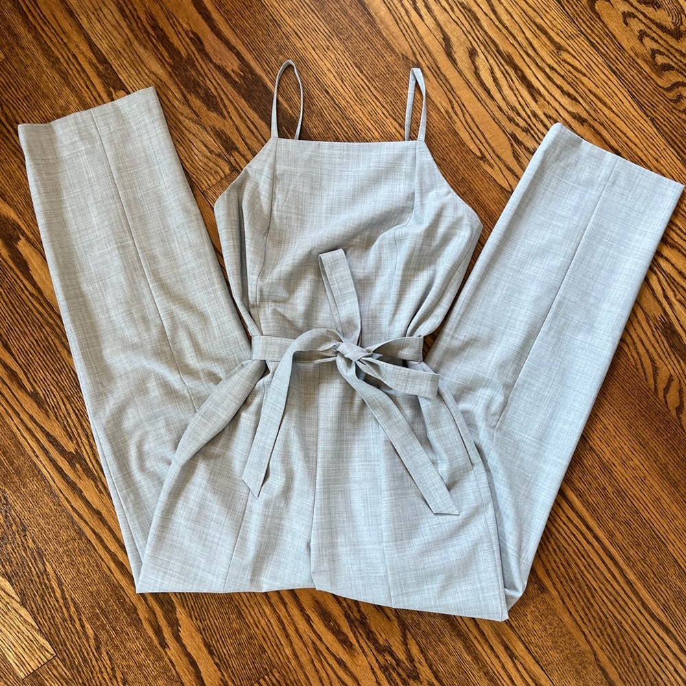 Banana Republic Gray Jumpsuit Sz 4